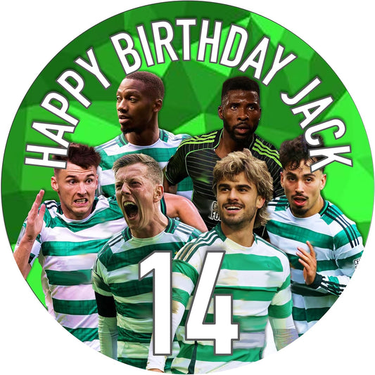 Celtic 7.5 Inch Football Cake Topper